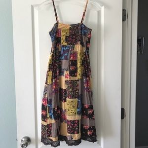 Fun hippie patchwork summer dress